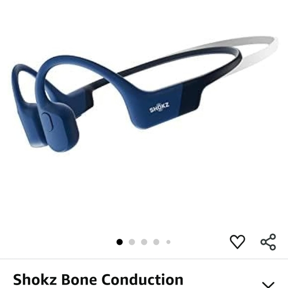 Shokz Blue Bone Conduction Headphones - Picture 1 of 5